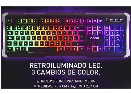Teclado Noga 089 Membrana (media)