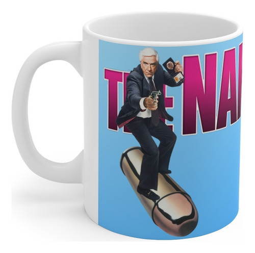 Rnm-0496 Taza Tazon Leslie Nielsen Y Donde Esta El Policia