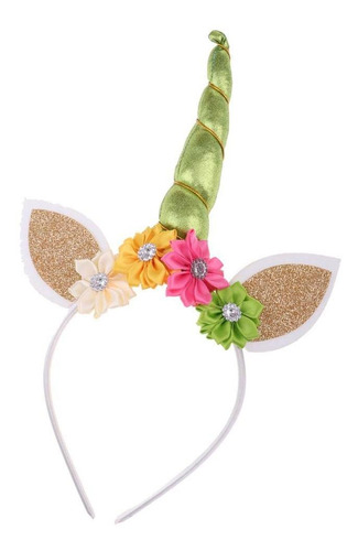 Glitter Kids Girls Flower Headband Party Fancy Dress