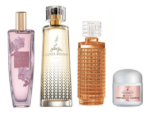 Perfumes Avon Pur Blanca Essence + By Luiza Brunet + Surreal