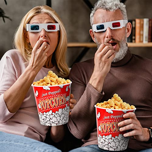 Recipientes De Palomitas De Maz De Plstico Nicunom, 12 Pack