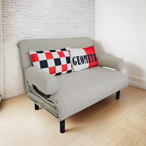 Sofacama 3 Posiciones 2 Cojines Color Mix 2 Px 1.10 Mts