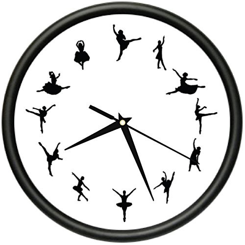 Signmission Time - Reloj De Pared Con Bailarina Bailarina