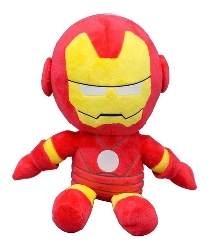 Boneco Pelucia Homem De Ferro Ironman Brinquedo Marvel Dc