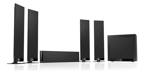 Kit de cine en casa 5.1 Kef T305 Preto