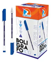 Comprar 50 Bolígrafos Ezco Txt Cuerpo Triangular Trazo 1.0 Mm Azul