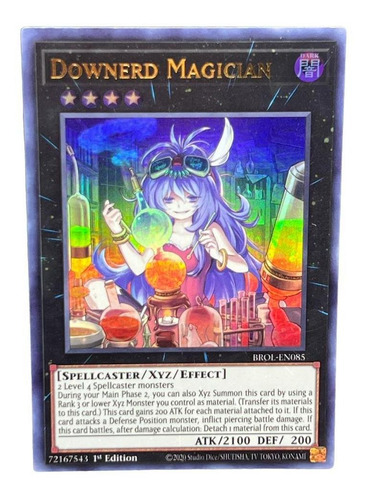 Downerd Magician Carta Yugioh! Inglés