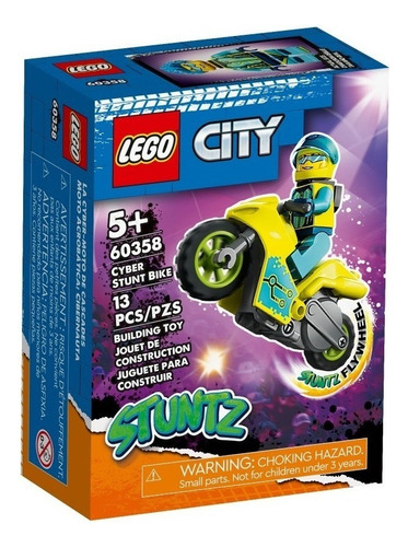 Lego City Stuntz Cibermoto De Acrobacias 60358