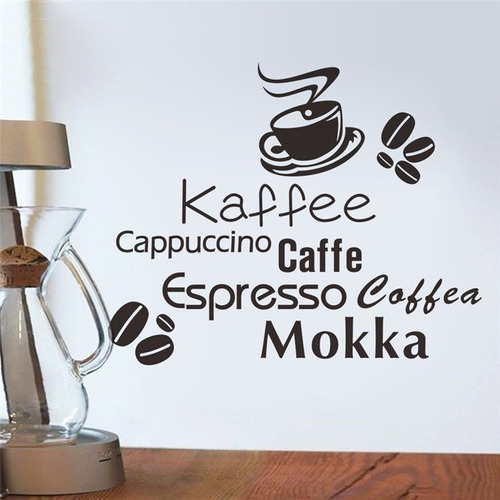 Vinilo Decorativo Kaffe Espresso Mok 