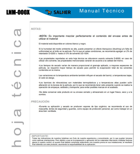 Nitrolaaca Mate Pigmentadoo Negro Lnm-0002 Interiores 4 Lts