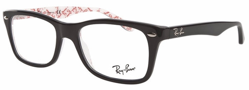 Armação Ray Ban Rb5228 5014 Tam. 53 Preto Rb 5228