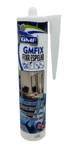 Fixa Espelho Cola Adesivo Madeira Drywall Vidro Branco 380g