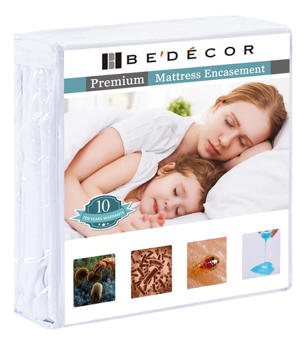 Bedecor Funda Protectora De Colchon Con Cremallera, Totalmen