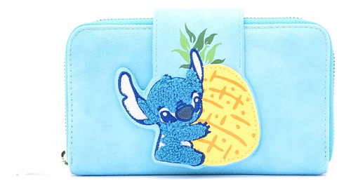 Cartera Loungefly X Lilo And Stitch Pineapple Stitch Azul