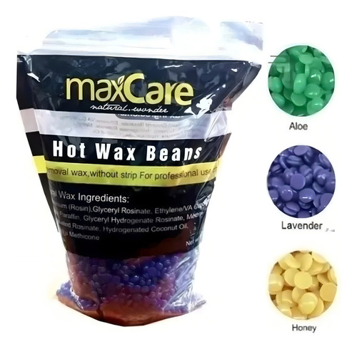 Cera Para Depilar Elástica 1 Kg Depilación Granulada Maxcare