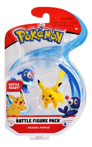 Pokemon - Figura De Acción De Batalla De 2 Pulgadas, Paque.