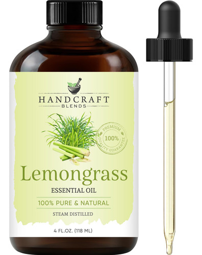 Aceite esencial: mezclas de hierba de limón hechas a mano 120 ml, 1