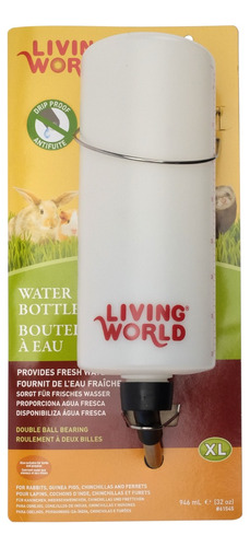 Bebedero Automático Living World 900 Ml Para Cuyes Y Conejos