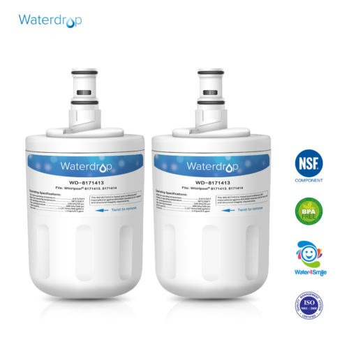 Filtro Del Refrigerador 2pk Por Waterdrop Encaja Whirlpool