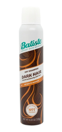 Batiste Dry Shampoo En Seco Dark Hair Color Castaño Oscuro