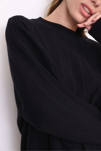 Sweater Mujer Basico Liso Ancho Suelto Allegra Yagmour
