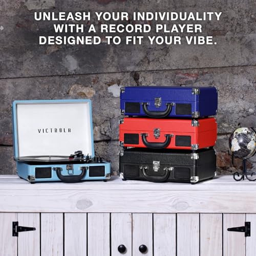 Tocadiscos Vintage De 3 Velocidades Con Bluetooth Victrola