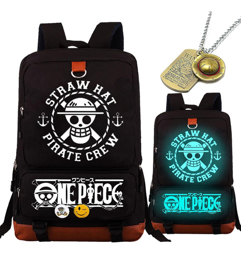 Mochila Casual Con Diseno De One Piece