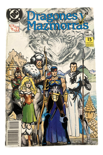 Comic Tsr Dc: Dragones Y Mazmorras #1 (ad&d). Ed. Zinco