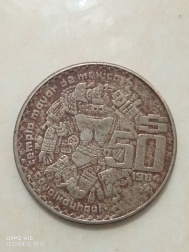 Moneda De 50 Pesos De 1984