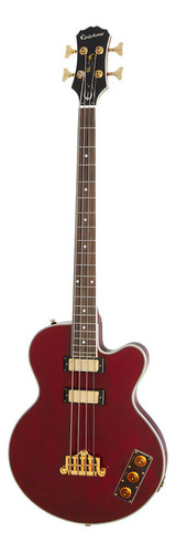 Bajo 4 Cuerdas EpiPhone Allen Woody Rumblekat Wine Red  Orientación De La Mano Diestro