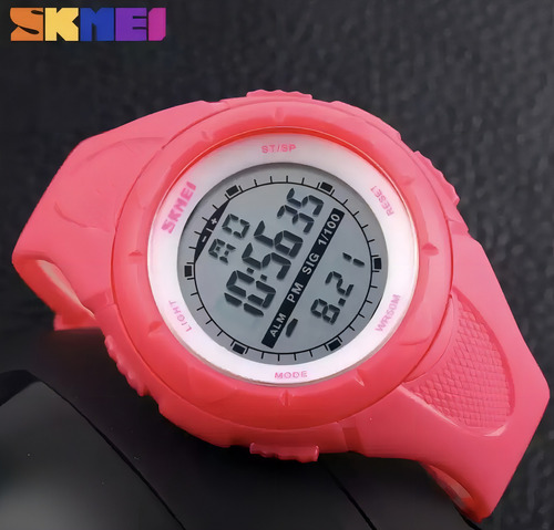 Reloj Deportivo Mujer Skmei 1074/ Resiste Agua/ Cronometró