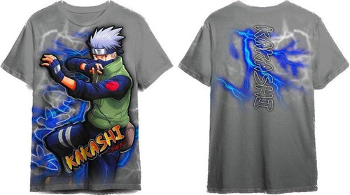 Franela De Kakashi Para Niños, Tallas 12 Y 16.