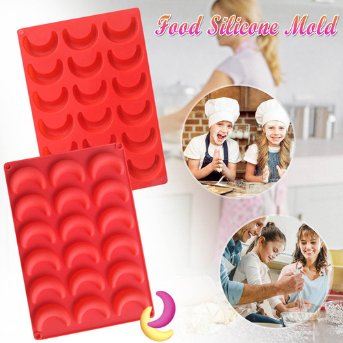 Molde Para Helados En Forma De Media Luna Para Tartas Pequeñ