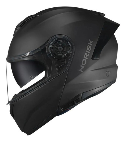 Capacete Norisk Force 2 Motocross Preto Fosco