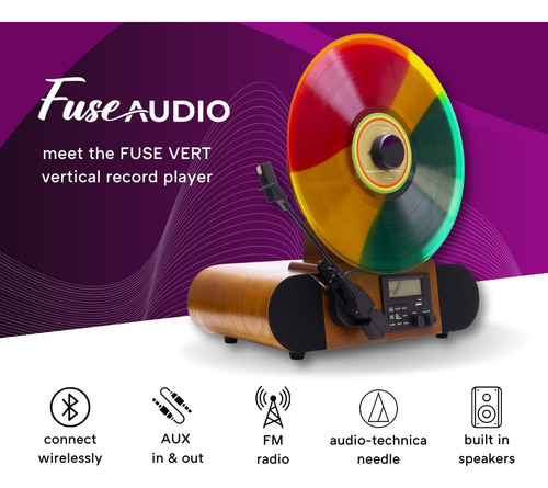 Fuse Vert - Reproductor De Discos De Vinilo Vertical