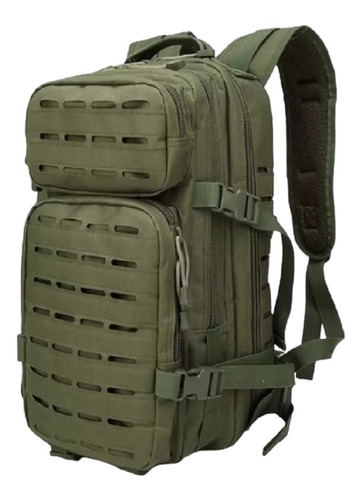 Mochila Táctica Militar Sistema Molle Multiuso 50l Camping