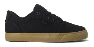 Tenis Dc Shoes Anvil Tx Blk/blk/gum Original Frete Gratis