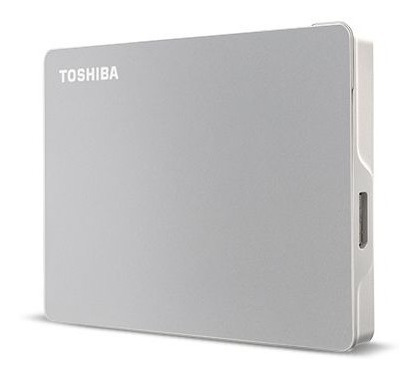Disco Duro Toshiba Canvio Flex 1tb Plata Usb C3.1 Mac/pc/and