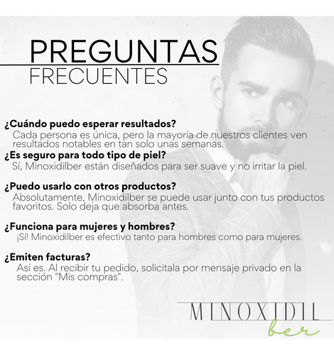 Shampoo Premium Minoxidil 10% Con Biotina 1l Cabello Y Barba