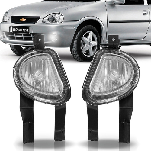 Par Farol Milha Corsa 2000 01 2002 Classic Pick Up Ou Sedan