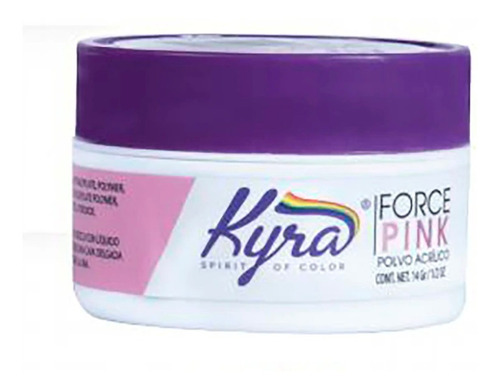 Kyra Spirit - Polvo Acrilico Uñas Pink 2oz