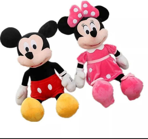 Pareja Peluche  Mickye Y Minnie Mouse 40 Cm 