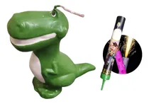Comprar T-rex Vela Cera Figura Más Vela Chispera Cumpleaños Fiesta 