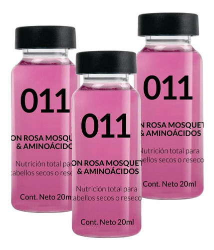 Tratamiento Biferdil Ampolla 011 Con Rosa Mosqueta Pack 3un