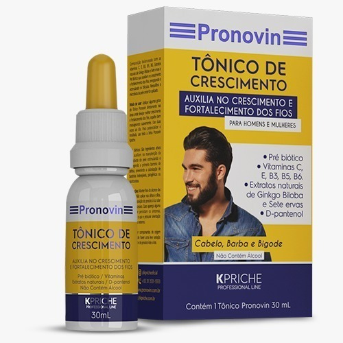 Tônico De Crescimento Pronovin Kpriche Unisex