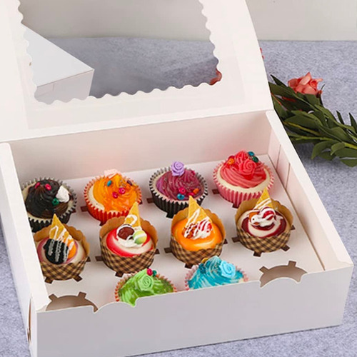 Capacidad Para 12 Cajas De Cartón Para Cupcakes.