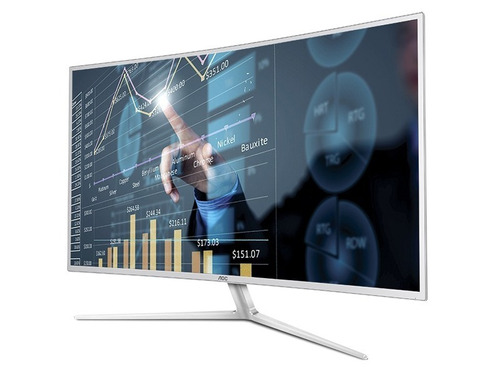 Monitor Aoc Led Full Hd Curvo 40  Tv Por Canalera Hdmi Gamer