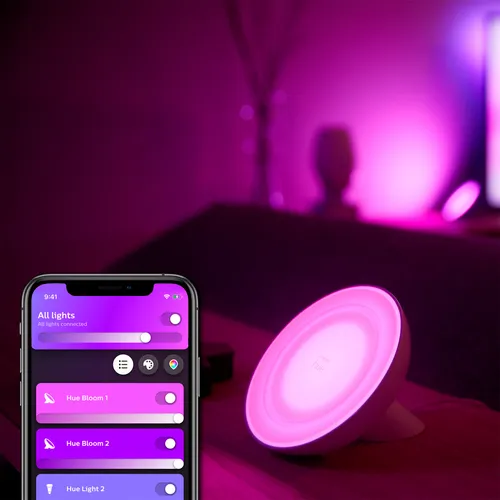 Lampara De Mesa Philips Hue Bloom Led Blancos Y Colores