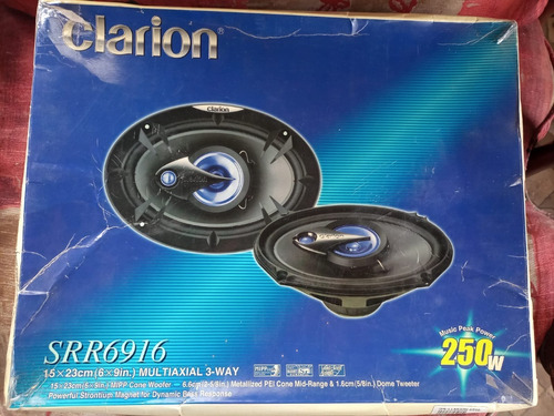 Parlantes Auto Clarion Multiaxiales 6x9 Excelente Sonido