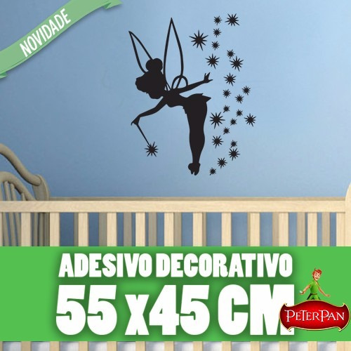 Adesivo Decorativo - Peter Pan Sininho Thinker Bell + Frete